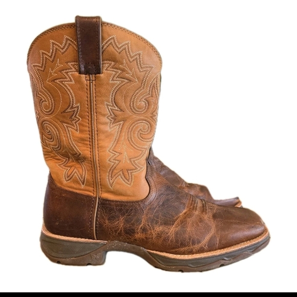 Ramped Up Lady Rebel by Durango Women's Western Boot Size 11 Brown Tan DWRD034 - Picture 4 of 10